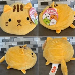Kawaii Series Cat Plush / Soft & Squishy / Shinada Global / 8”/ BRAND NEW